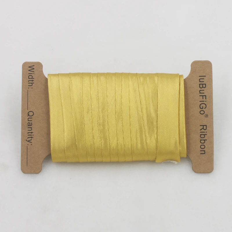Полиэфирная 5/"(15 мм) металлическая атласная косая лента для переплета для пошив одежды «сделай сам» и обрезки 25 ярдов/рулон