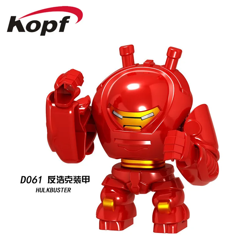 Строительные блоки супергероев Hulkbuster Venom Rhino Lizard man Scorpion антиядовитые фигурки