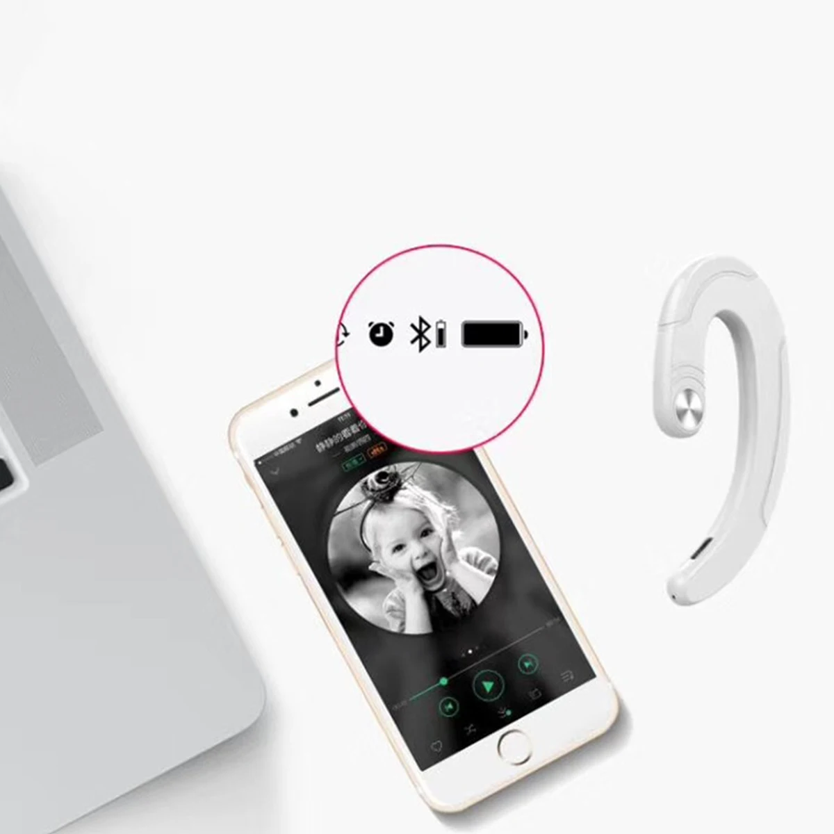 Bluetooth наушники Q25 TWS с микрофоном беспроводные одним BT 4 2 мини портативный для IOS
