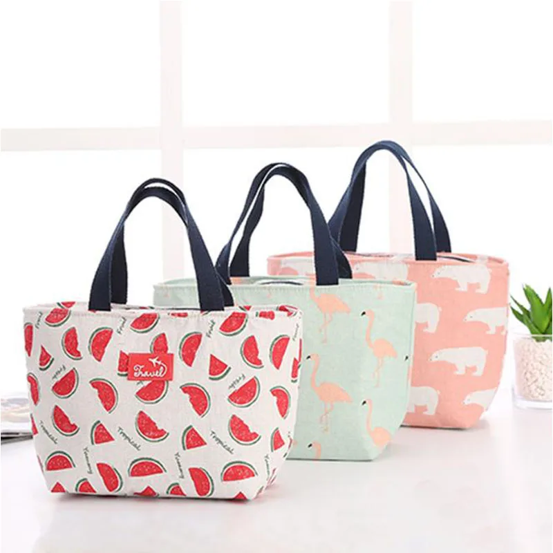 Picnic Bags For Girls stylish Women Large Protable Thermal Lunch ...