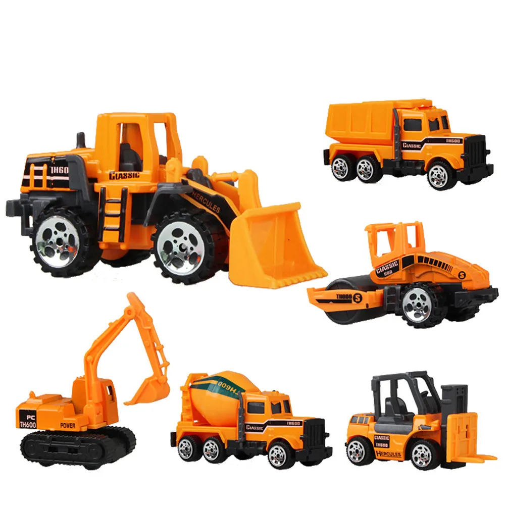 6pcs Car Toys For Boys Plastic Interactive Car Toys For Children Diecast Dump Truck Cars Toys sets for kids birthday Gift L0606 6pcs Car Toys For Boys Plastic Interactive Car Toys For Children Diecast Dump Truck Cars Toys sets for kids birthday Gift L0606