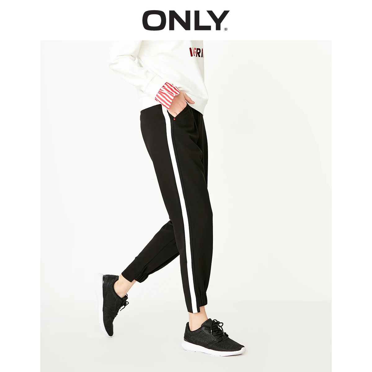 Comprar Sólo primavera y verano nuevos pantalones sueltos de fondo deportivo y pantalones de ocio Mujer | 119150501