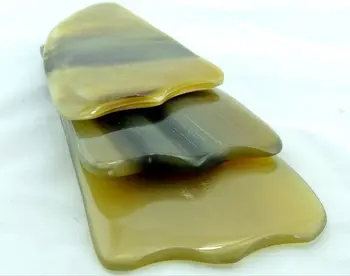 

Good Quality! Traditional Acupuncture Massage Tool Guasha beauty kit Cavel sheep horn (triangle shape) 10cm 5pcs/lot