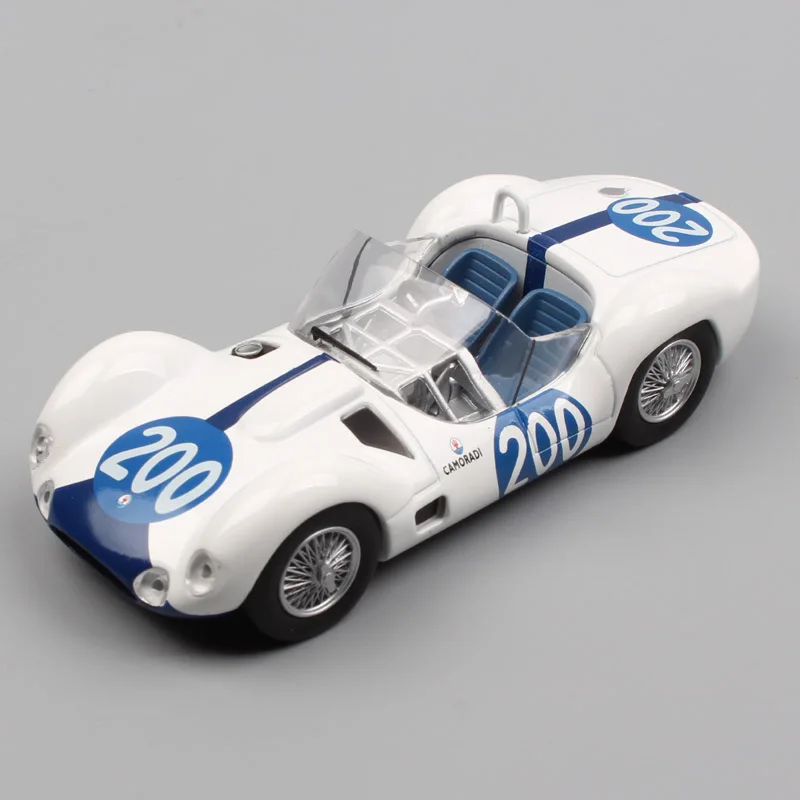 

kid's 1:43 Scale Tipo 60 61 Birdcage camoradi Targa Florio 1960 Maglioli No.200 sport car racing diecasting metal model car Toys