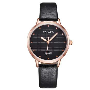 

Women's Casual Quartz Leather Band New Strap Watch Analog Women Watches Leather Wrist Watch10.31