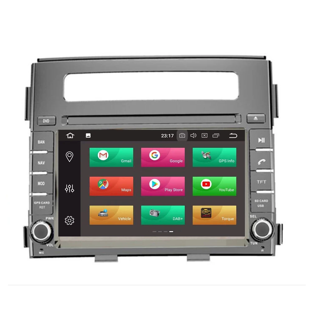 Восьмиядерный Android 10 4 Гб RAM 3G 4G WIFI DAB + RDS автомобильный DVD мультимедийный плеер