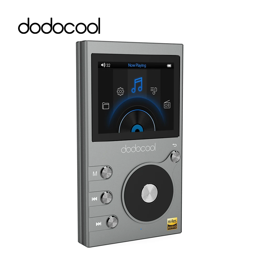 

dodocool 8GB Digital Music MP3 HIFI Music Player with 2" LCD Screen Audio Player Voice Recorder FM Radio Support TF SD Card
