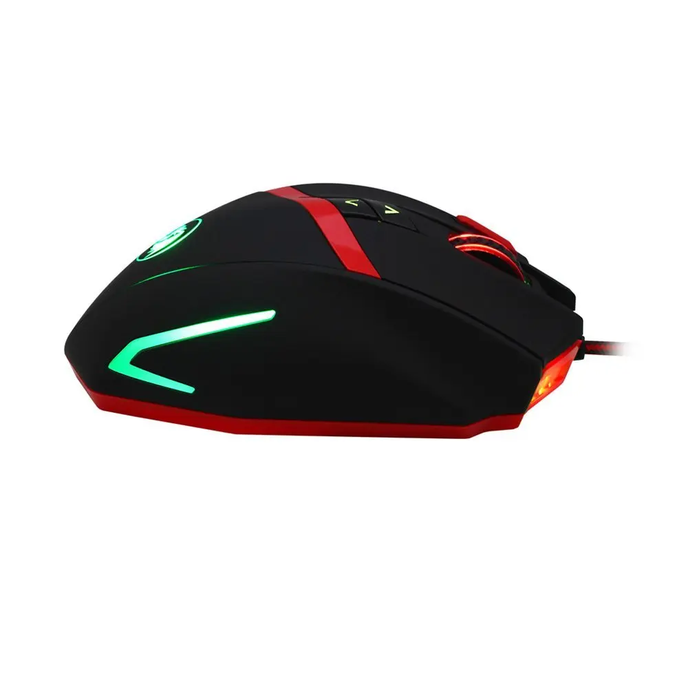 Redragon M801-RGB Programmable Laser Gaming Mouse12400 DPI for PC 9 Programmable Buttons 5 User Profiles Weight Tuning wireless laptop mouse