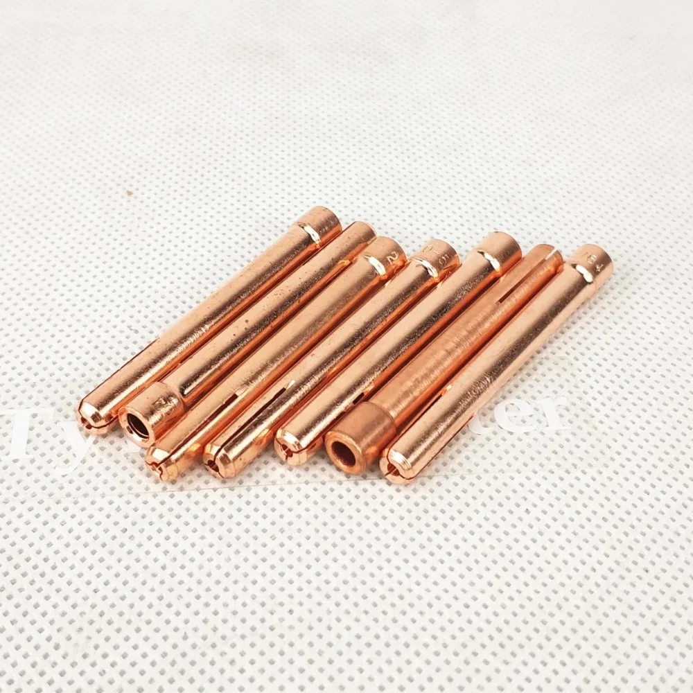Tungsten Electrode Collet Tig Torch Consumables 1.0/1.6/2.0/2.4/3.0/3.2mm Collet for WP17 WP18 WP26 Tig Torch Tungsten Electrode Collet Tig Torch Consumables 1.0/1.6/2.0/2.4/3.0/3.2mm Collet for WP17 WP18 WP26 Tig Torch