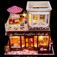 3D стерео сборка модель головоломки игрушки 3D модель здания DIY Мини красивый дом День Святого Валентина подарок на день рождения