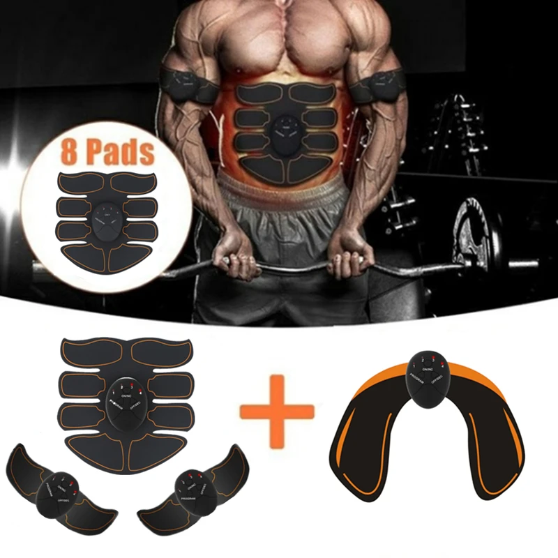 Unisex Smart Electric muscle stimulator Abdominal ABS ems Hip Trainer fitness Buttocks Shaper Weight loss slimming Massage Belt