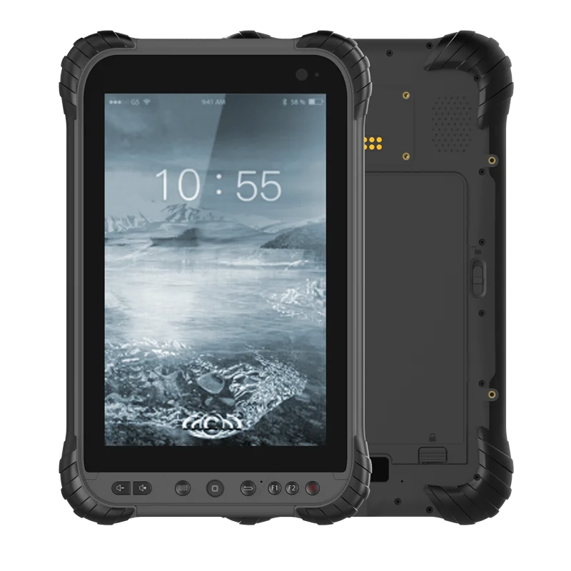 8 Inch 4G LTE Android 8.1 USB Type c 8000mhA Removable Battery Rugged