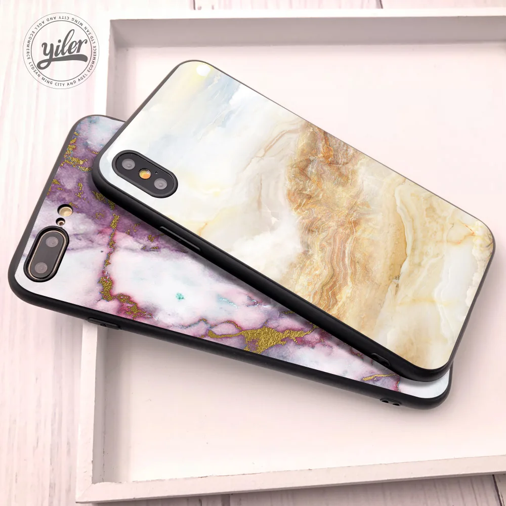 Модный мраморный гранит для Funda iPhone 7 8 Plus чехол силиконовый чехол для iPhone XS 11 Pro Max XR SE 5S 6 8 Plus чехол для телефона s