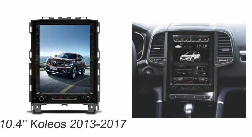 

Otojeta Vertical 10.4" Quad Core Android 6.0 2gb ram Car DVD player For Renault Koleos gps navi radio Multimedia stereo headunit
