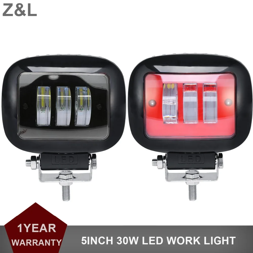 

SQUARE 5INCH 30W LED WORK LIGHT OFFROAD CAR TRUCK TRACTOR MOTORCYCLE FLOODLIGHT AUXILIARY INSPECTION MODIFICATION DRIVING LAMP