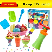 8 цветов Моделирование глины обучения и образования DIY легкая глина играть мягкая модель магия toys игрушки с плесенью инструмент для детей