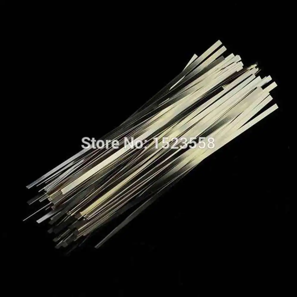Pure Nickel Strip Soldering Tab 0.1 x 5 100 mm for Lithium Battery Welding Ni200 pcs | Инструменты