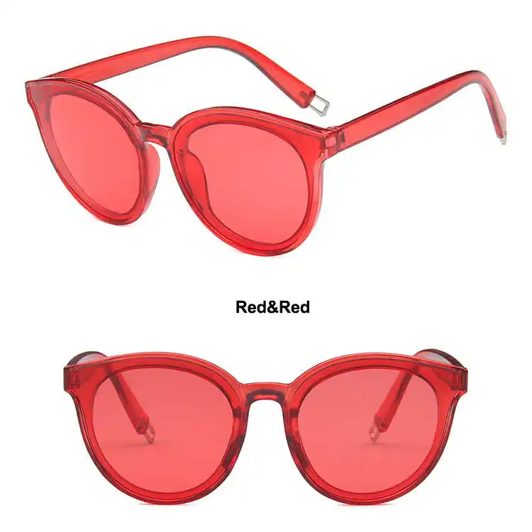LeonLion, дизайнерские женские солнцезащитные очки,, высокое качество, океанские линзы, Ретро стиль, солнцезащитные очки, UV400, для покупок, Gafas De Sol De Los Hombres - Цвет линз: red
