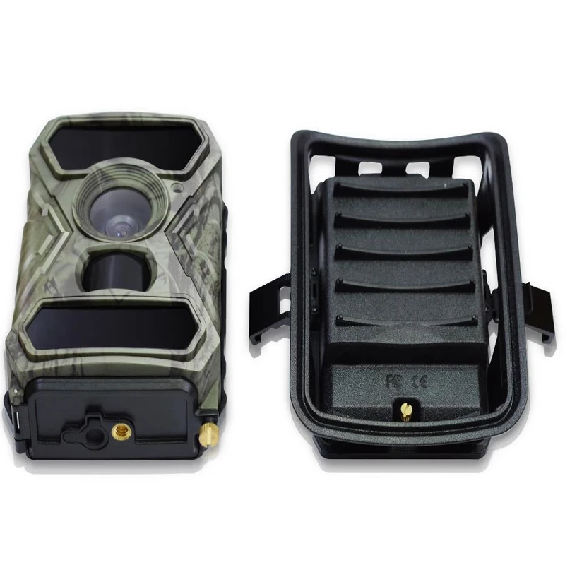 (1set)12MP FHD Digital Trail Camera with 100 FOV lens 56pcs 60 IR LEDs 0.4 Seconds Trigger Time3 Burst within 1Second Multi-Shot