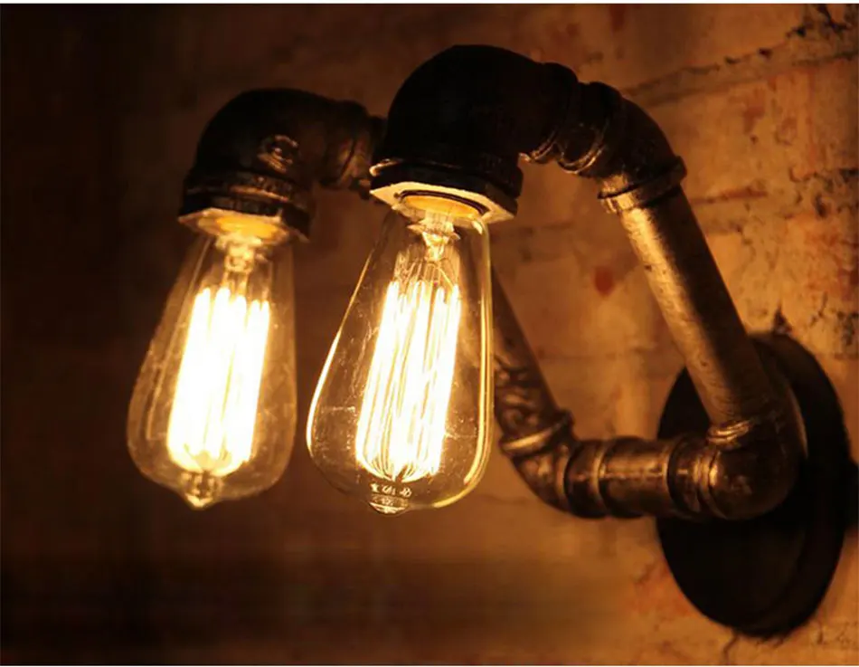 Винтаж лампа накаливания Эдисона подвесной светильник в стиле ретро E27 220 V 40 W лампа лампада LED лампа накаливания Античная T10 T30 G95 T45 ST64