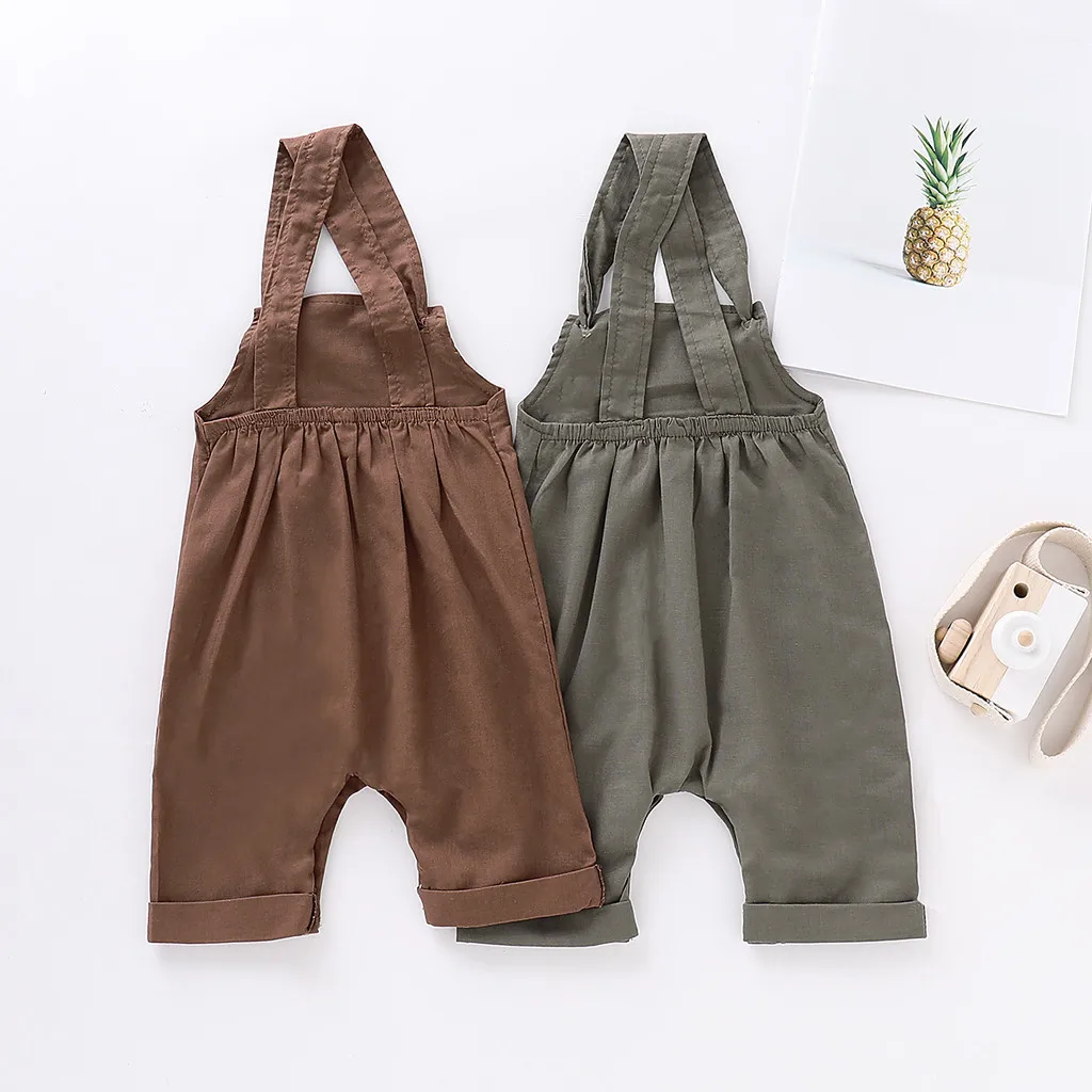 

MUQGEW Newborn Romper Toddler Kids Baby Girl Boy Overalls Trousers Casual Pants Suspender Denim Jeans ropa recien nacido 2019