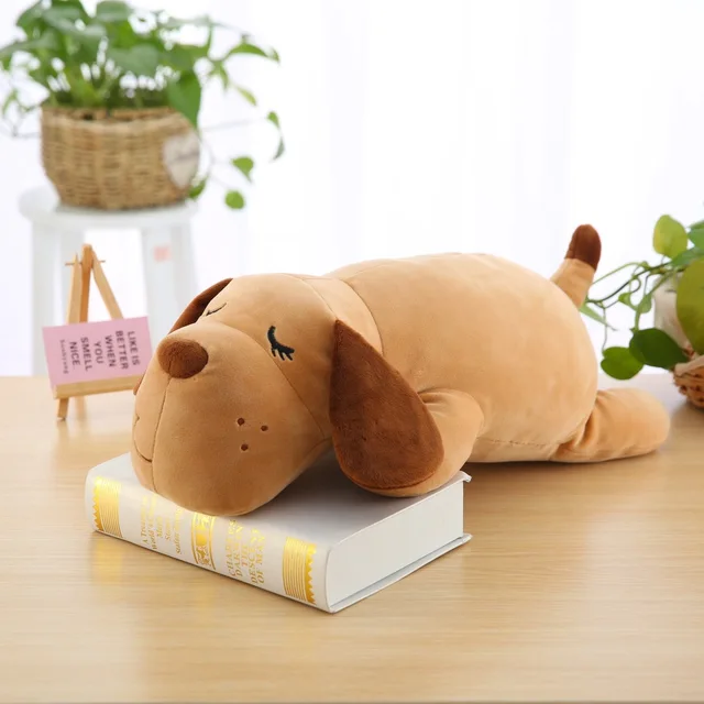 1Pc 45Cm 3 Colors Cute Lying down Dog plush stuffed toy doll Lovely