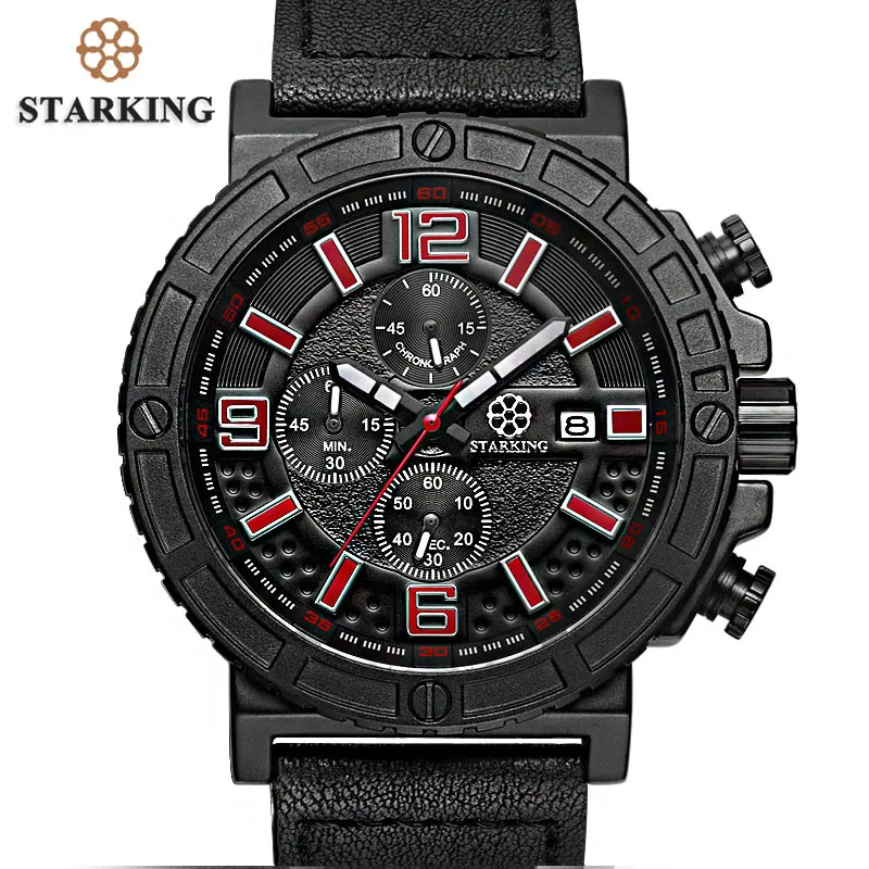 STARKING Splendid Original Brand Watches Relogio Men Luxury Fashion Chronograph Outdoor Sport Watch Male Quartz Hodinky