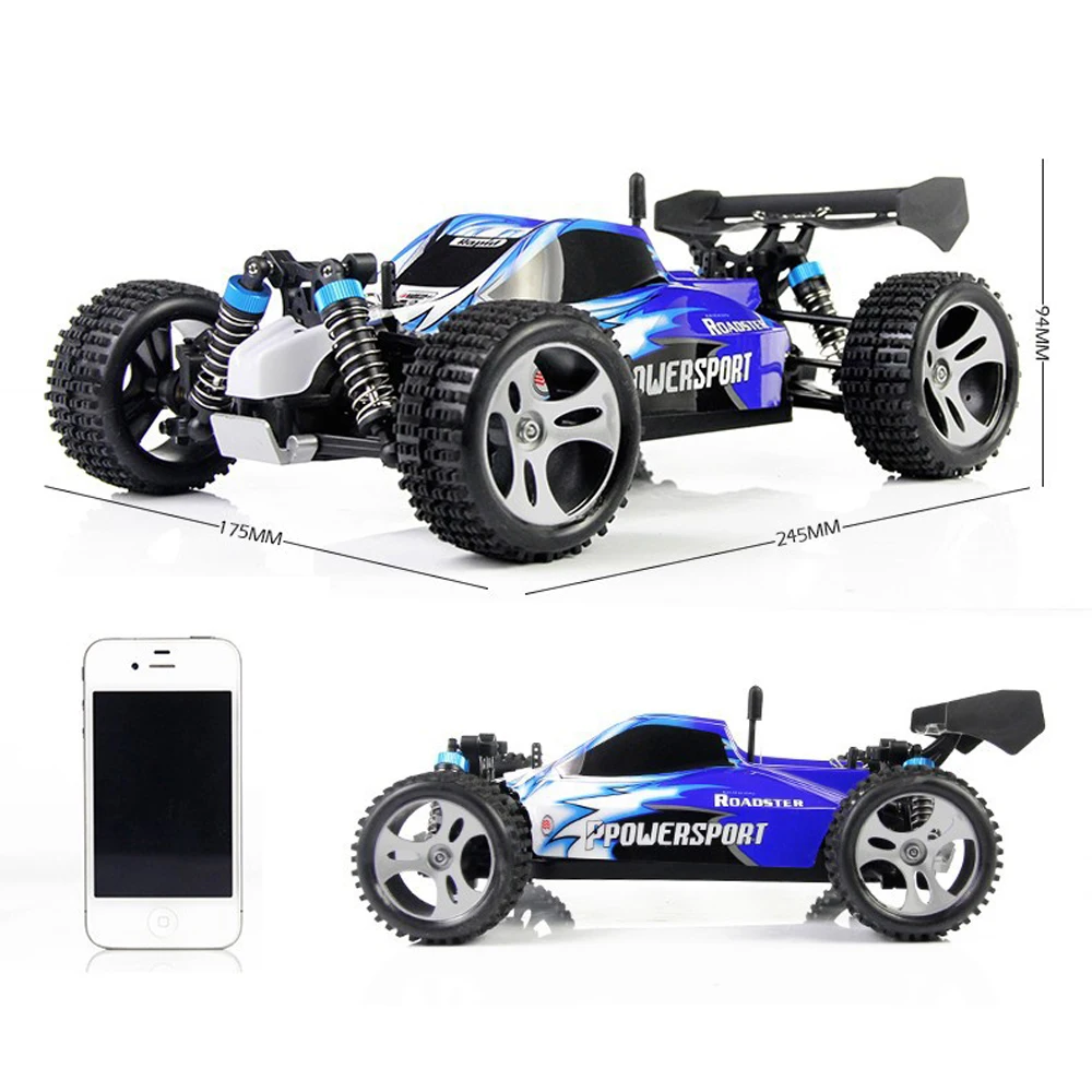 Wltoys A959 Высокое качество Rc автомобиль 50 км/ч 1/18 2.4Gh 4WD внедорожный Багги радиоуправляемые игрушки Рождественский подарок на день рождения для детей