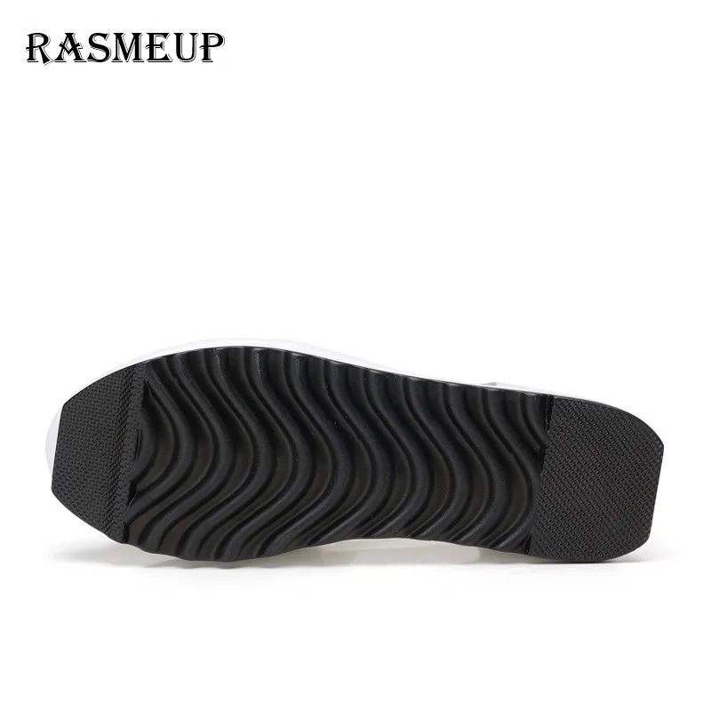 RASMEUP/женские босоножки из натуральной кожи на платформе коллекция 2018 года Модные