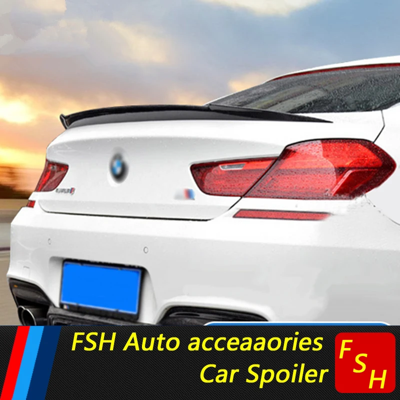 

Rear Trunk high quality Carbon Fiber black color spoilers For BMW M6 F06/F12/F13 640 650 2012 to 2018 wings Spoiler