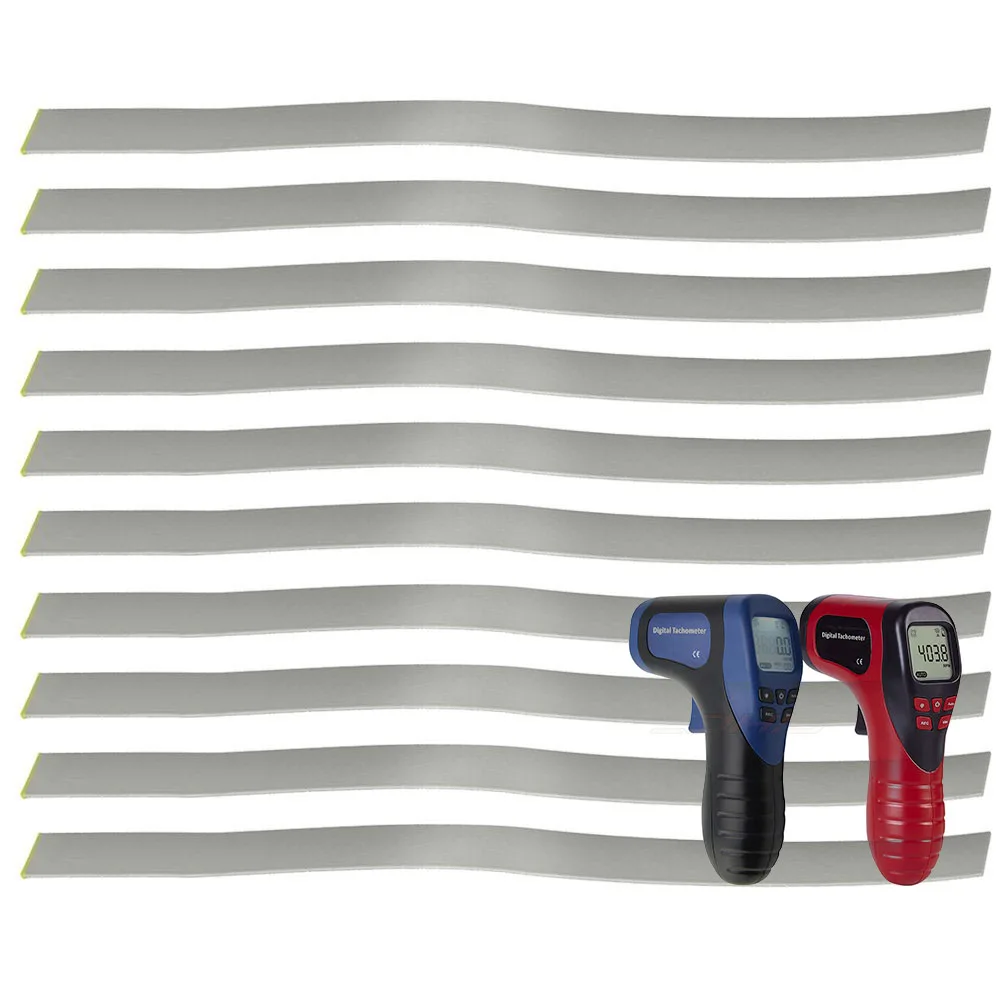 10pcs Reflective Tape Strips for Non Contact Digital Laser Photo Tachometers Speed Meter