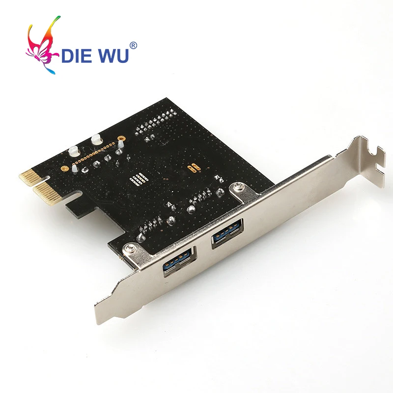 USB 3,0 карта расширения PCI-E адаптер внешнего 2 Порты и разъёмы USB3.0 концентратор внутренний 20pin разъем карта PCI-E TXB050
