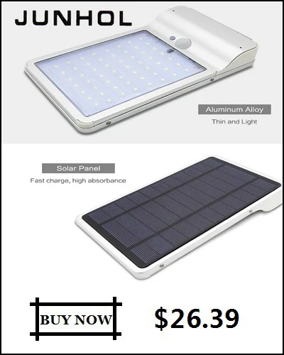 56LED aluminium solar light