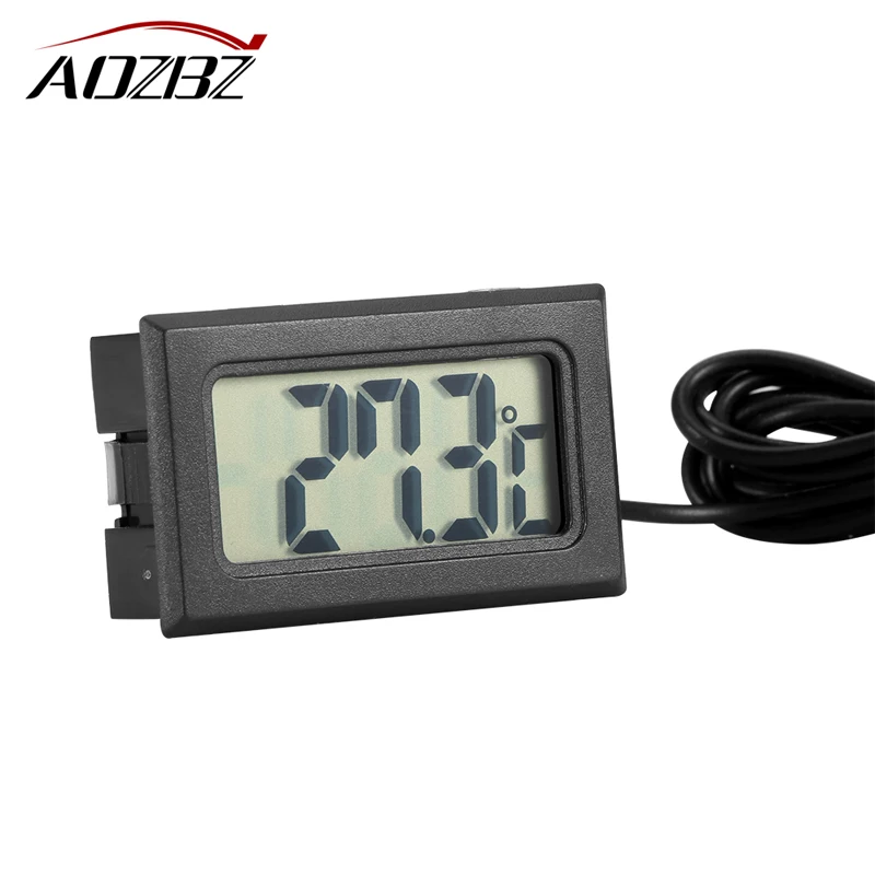 

Digital Car Thermometer LCD Display Temperature Gauge Meter Outdoor and Indoor Car Ornaments