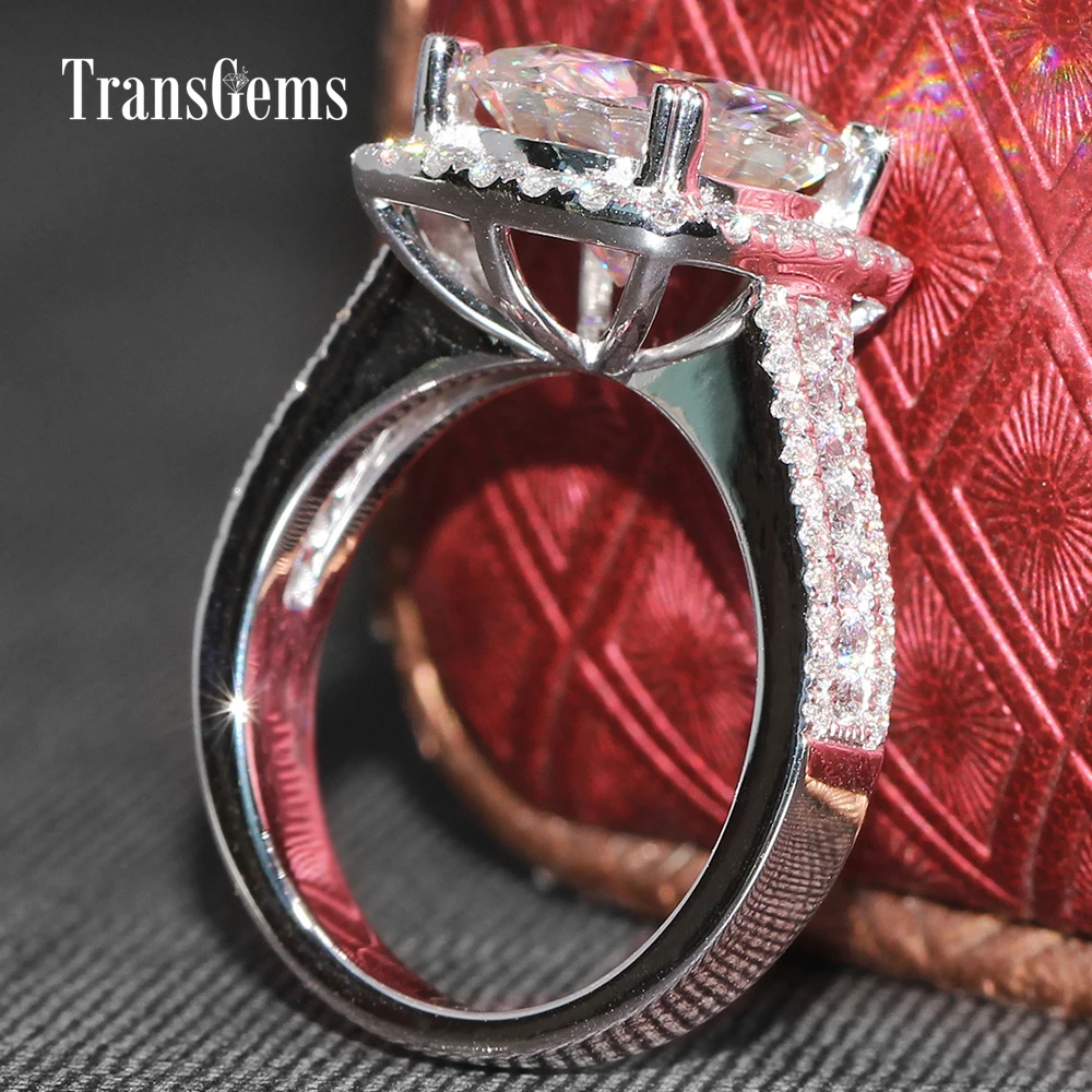 Женское Обручальное кольцо с бриллиантами белое золото 14 к 5 карат|white diamond|diamond white