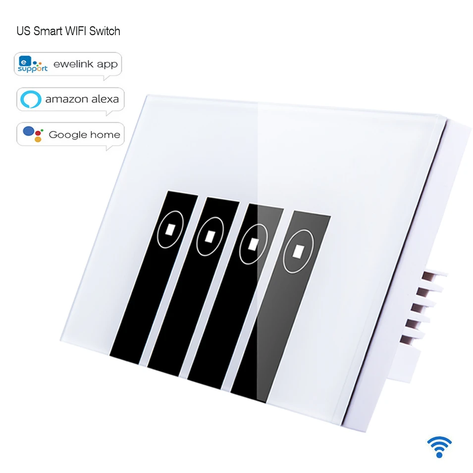 4 gang smart light switch alexa