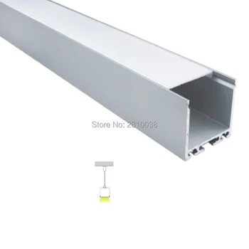 Online 300x2 Mt Sets/Lot 35mm Breite U Typ Aluminium Led Profil Gehäuse Und 6000 Serie Led Kanal Für Aussetzung Lichter