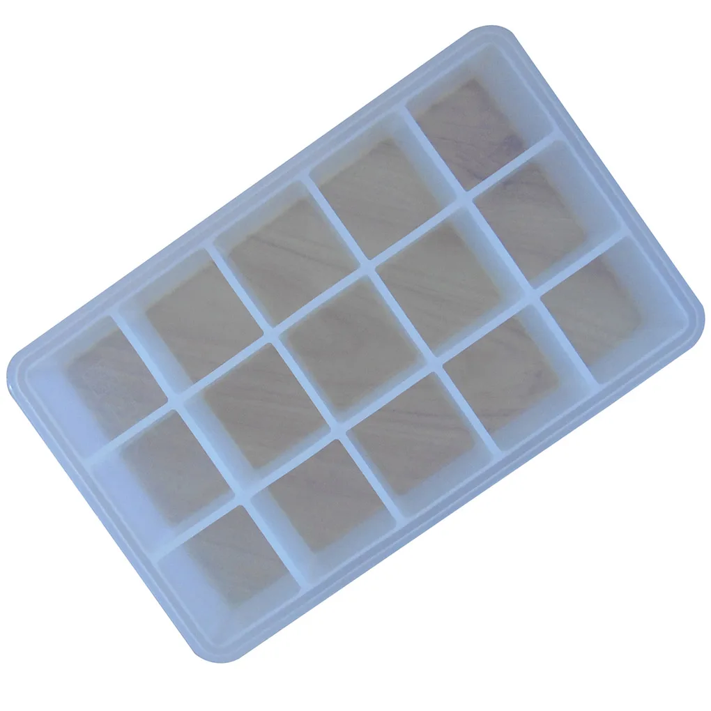 15 Сетки квадратной формы форма для льда лоток силиконовые фрукты мороженое эскимо производитель для вина Кухня Бар - Цвет: NO.3