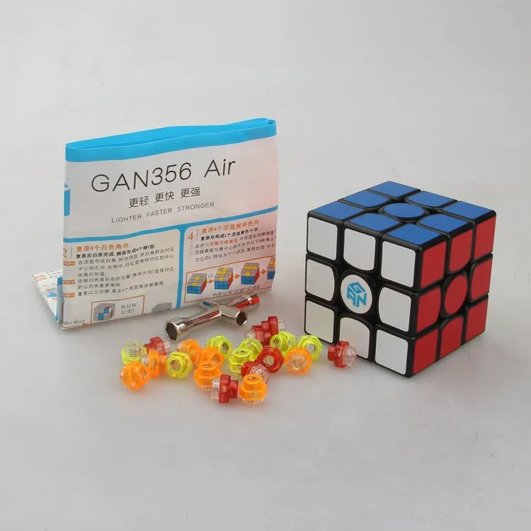 Gans Puzzle Gan356 Air /Gan356s V2 3x3 Master/Advanced/Standard Black