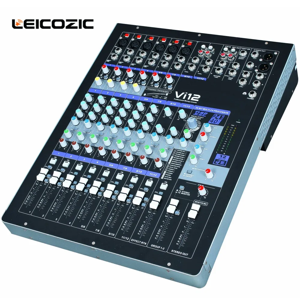 Leicozic Vi12 Professional sound mixer 12 channel mixing
