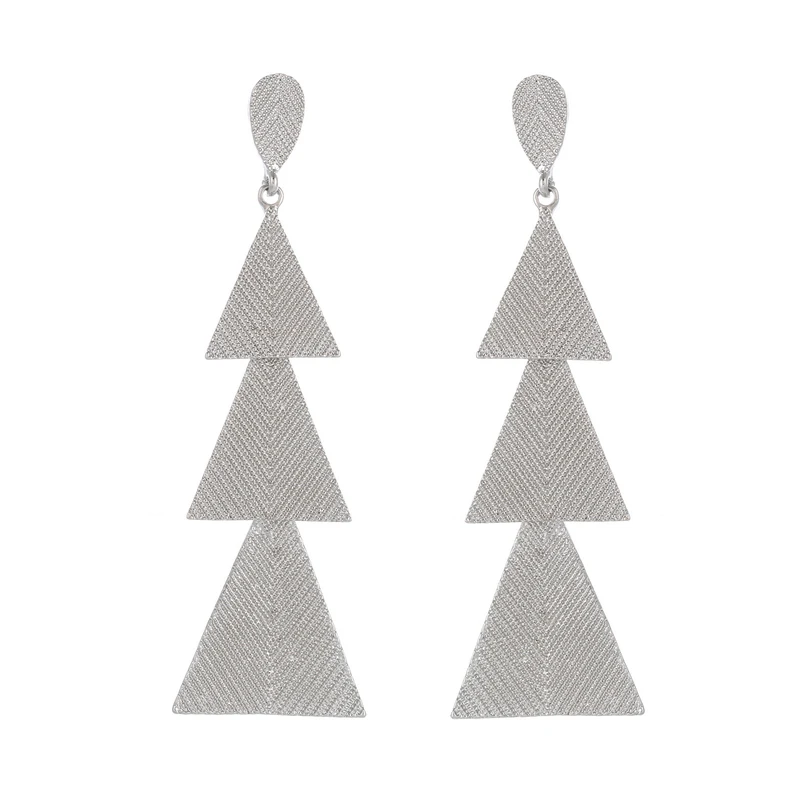 

LOVBEAFAS Vintage Drop Dangle Long Earings Fashion Jewelry Triangle Ethnic Pendientes Mujer Moda Mutilayer Earrings For Women