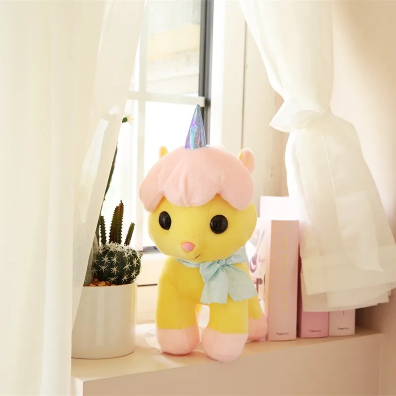 Miaoowa 1pc 40cm Dream Girl Style Unicorn Plush Toy Lovely Stuffed Animal Horse Doll for Kids Children Birthday Gift Brinquedos
