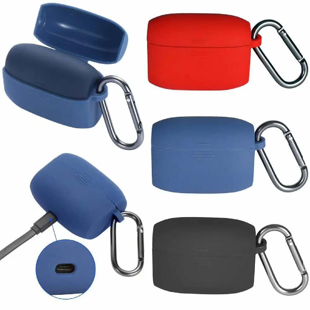 

DSstyles For Jabra Elite Active 65t Earphone Full Protective Silicone Case Cover Pouch