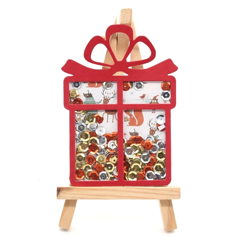 

Shaker Present Box Metal Cutting Dies Stencils for DIY Scrapbooking Decorative Embossing Paper Card Making Craft