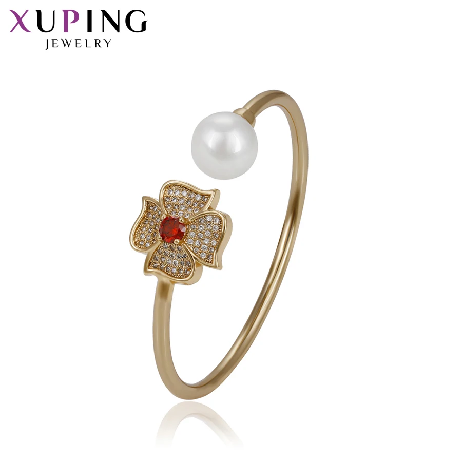 

Xuping Fashion Noble Adjustable Bangle Jewelry Gold Color Plated for Women Man Wedding Gift S36.6-51769