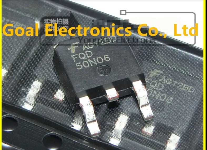 

FQD50N06 50A 60V 10pcs/lot 100% original,no China copy or refurbished