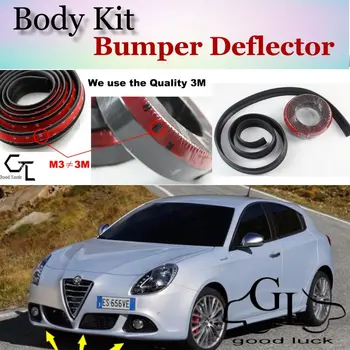 Bumper Lip Deflector Lips For Alfa Romeo Giulietta 940 AR Front Spoiler Skirt For TOPGEAR Friends Car Tuning / Body Kit / Strip 1