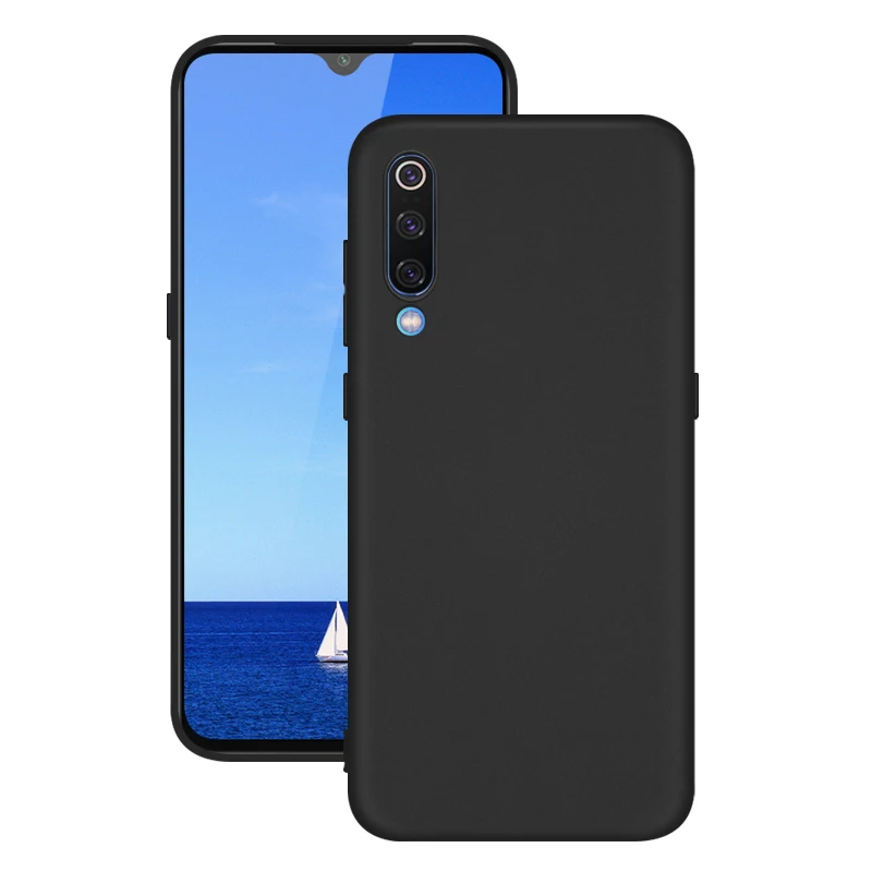 ТПУ чехол для телефона Xiaomi Mi9 SE Xiaomi9 черный мягкий высококачественный защитный