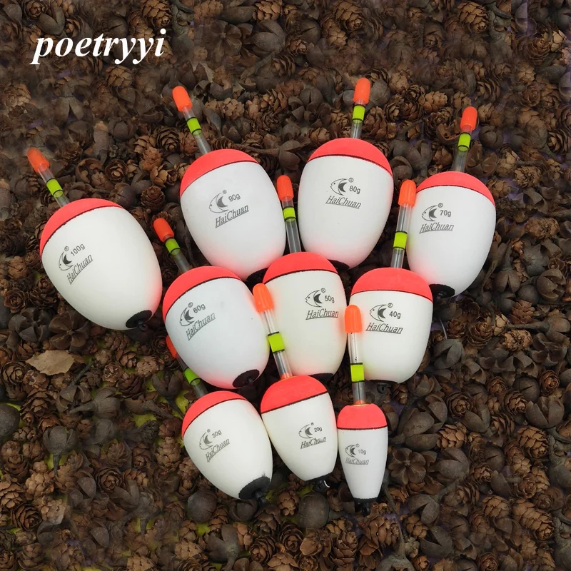 POETRYYI 1 шт. Модернизированная версия EVA поплавок для рыбалки 10 стилей светящиеся в
