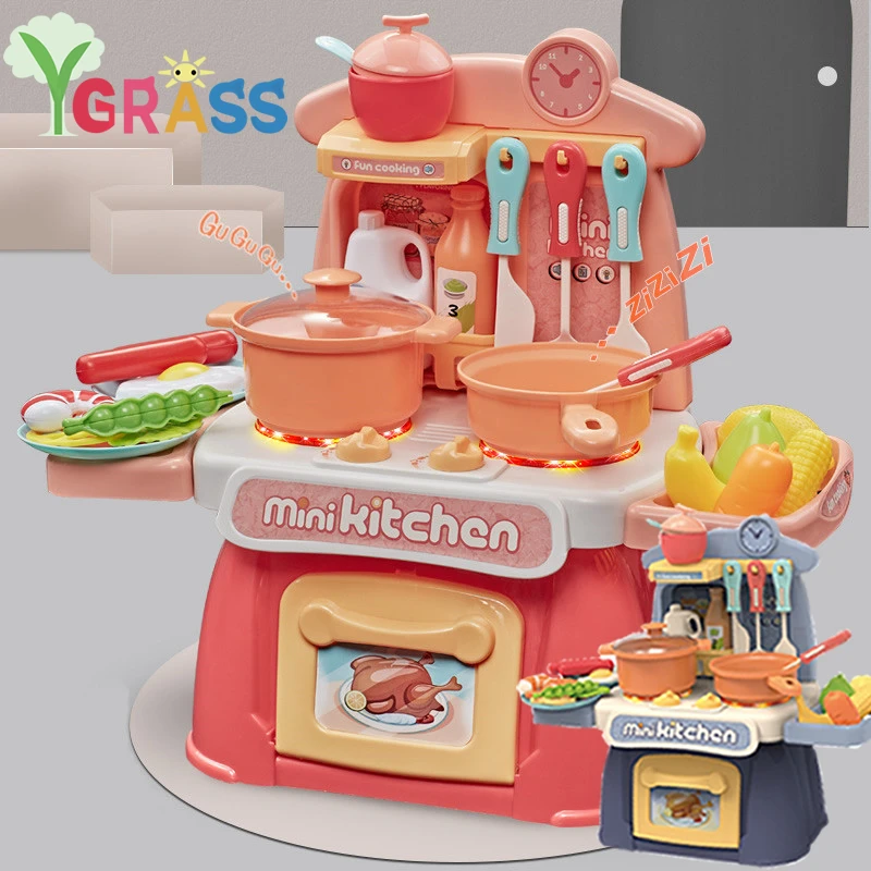 FOYTOKI 1 Conjunto Brinquedos De Cozinha Para Crianças Fingir Cozinhar  Brinquedos Jogo De Comida Para Crianças Brinquedo Air Frye Infantil Filho  Abdômen Gosto Utensílios De Cozinha : : Cozinha